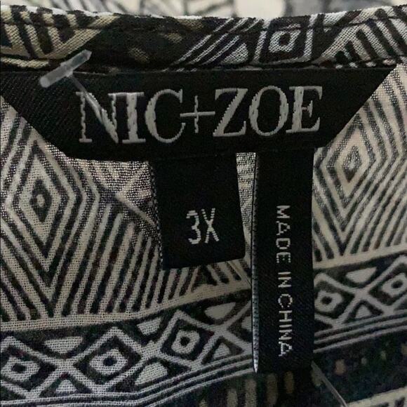 NWT NIC + ZOE MIRRORED MONKEY TANK SIZE 3X,2X - Picture 3 of 5